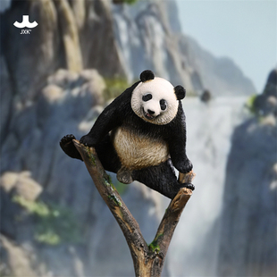 现货JXK 1/12西直门三太子梦兰仿真模型熊猫潮玩手办送礼物收藏品