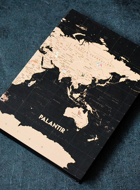 网红盲盒世界地图环球旅行黑巧克力礼盒装送男女友生日情人节礼物