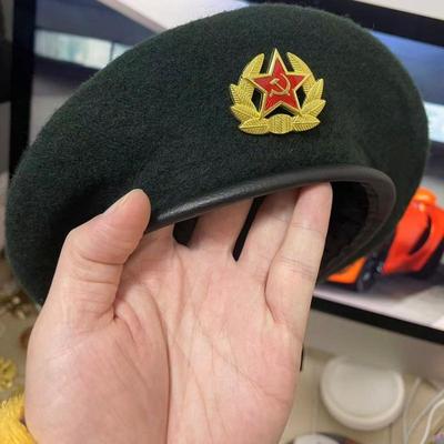 25经典苏联俄罗斯徽章帽子欧美风贝雷帽四色大小号尺码训练画家帽