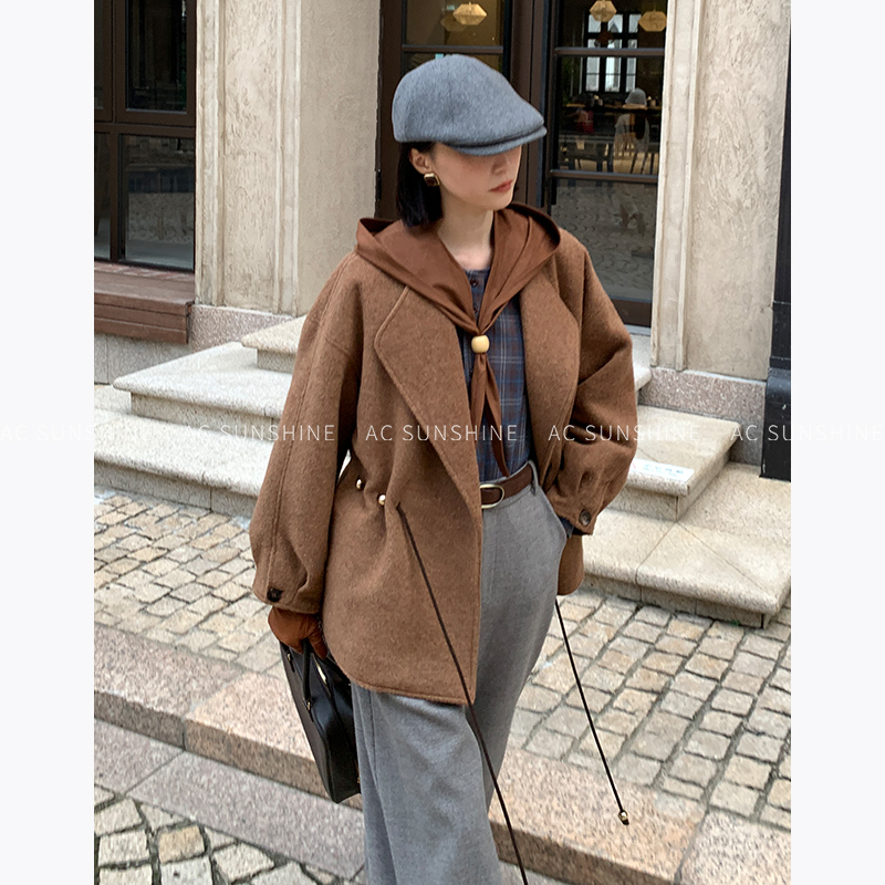 SUNSHINE原创设计冬季毛呢外套