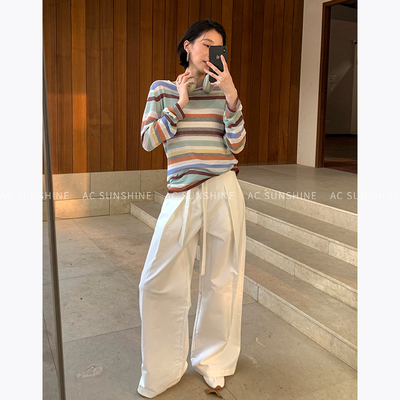 SUNSHINE日常通勤休闲阔腿裤女