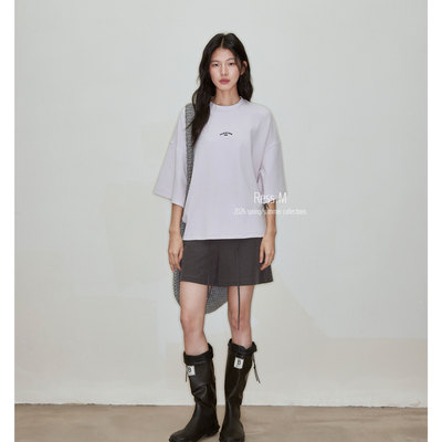 RESS春季宽松蝙蝠袖短袖T恤