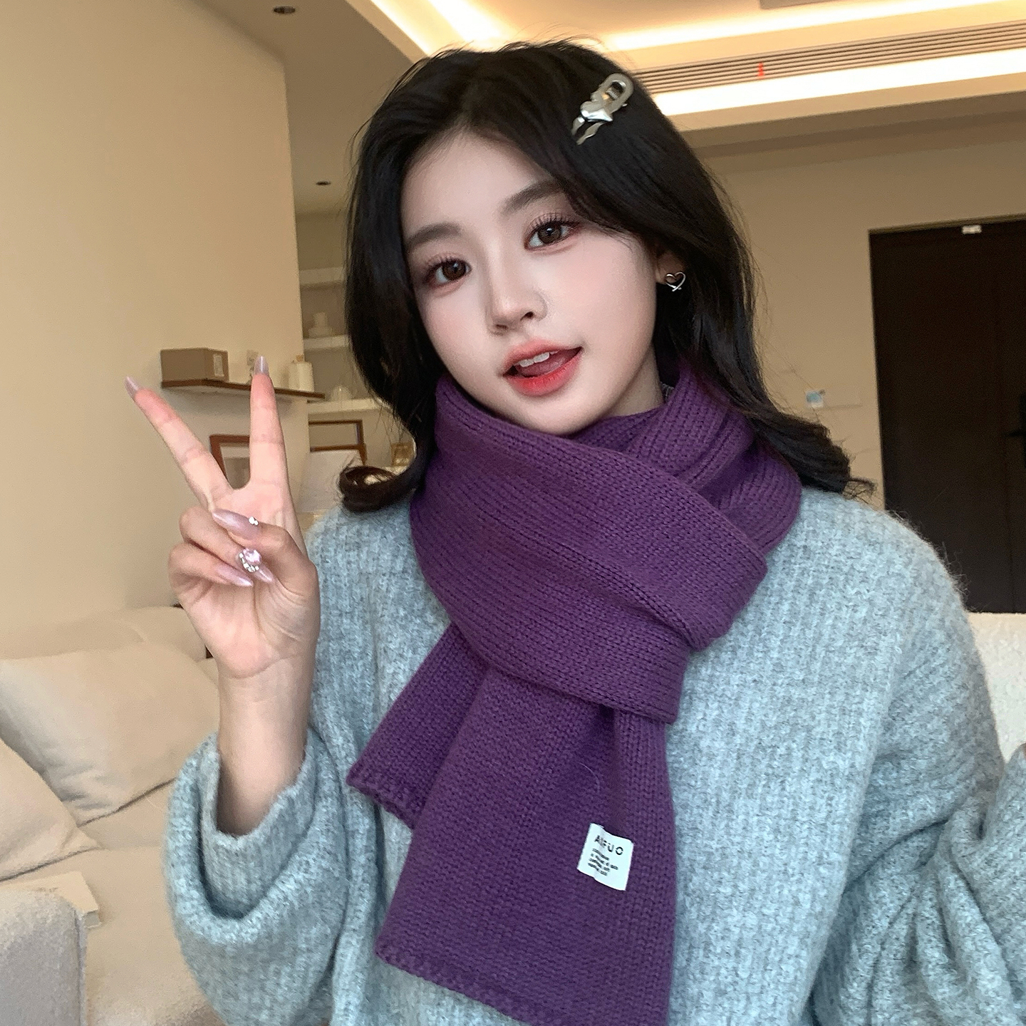 【羊毛围巾】冬季2025新款百搭