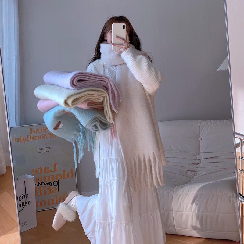 【纯色围巾】品质生活冬季女款