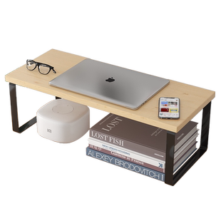 笔记本电脑增高架子办公室显示器屏幕底座抬高支架桌面收纳置物架