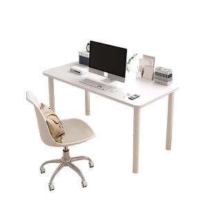 电脑桌台式家用书桌女生卧室简易写字桌长条桌办公桌出租屋化妆桌