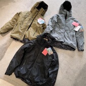 軍版 防风防水户外机能全压胶硬壳连帽羽绒服外套男款 糕版 本平替