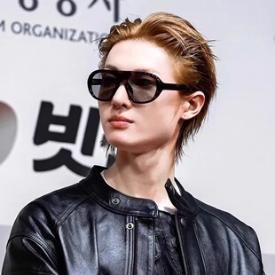 cortis马丁同款复古玳瑁墨镜男女时髦潮流飞行员大框显瘦太阳眼镜