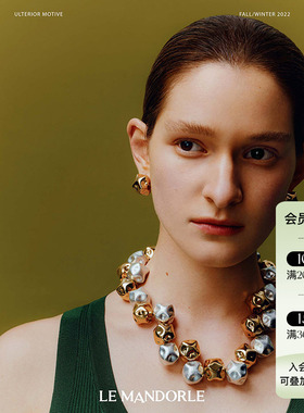 正品授权LEMANDORLE2022秋冬新款可叠戴魔方项链设计款高级感