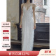 Xiangqiao 白羽吊带裙度假裙礼服裙 Sheng盛湘乔25ss春夏