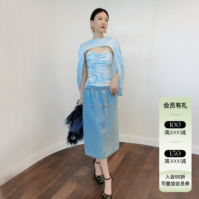 JACQUESWEI20早秋斗篷加牛仔裙