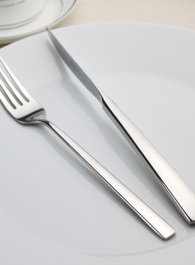 出口西餐具KARACA18/10不锈钢餐叉子sola小齿主餐刀家用牛排刀叉