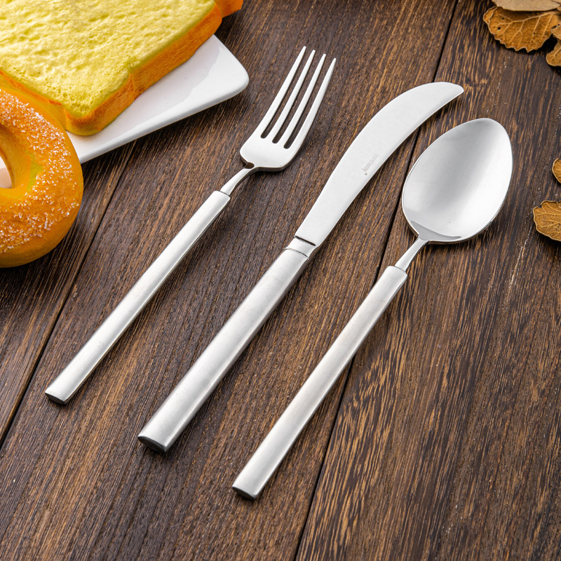 出口餐具Landway18/10不锈钢西餐刀叉勺哑光柄家用牛排刀叉西餐厅,餐饮具,西餐餐具套装,淘宝优惠券,粉丝福利购,淘宝优惠卷