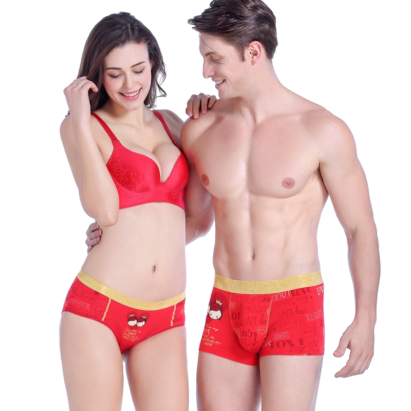 ÇéÂÂÄÚ¿ãÄÚÒÂĪ´ú¶û´¿ÃÞÌ××°ÄÐÆ½½ÇÅ®Èý½Ç´óºìÉ«±¾ÃüÄê½á»éÇì¿É°®