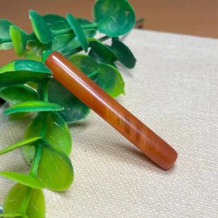 高古老玛瑙管珠色彩漂亮高级稀有