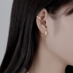 2026年新款潮耳夹小众设计高级感耳骨夹无耳洞鱼嘴夹女耳饰冷淡风