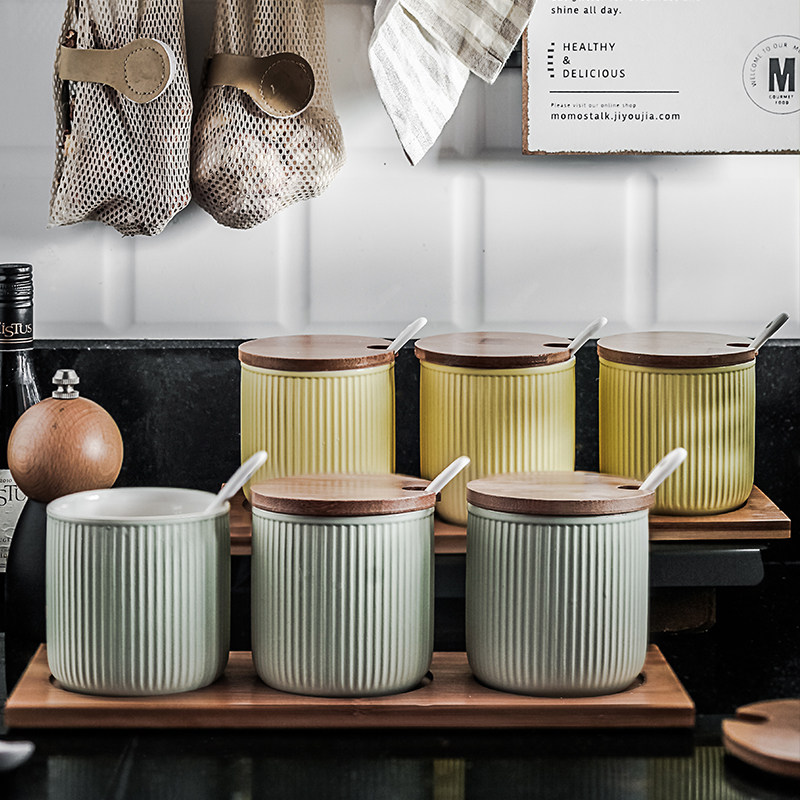 北欧家用陶瓷调味罐调料盒佐料瓶罐调味盒盐罐厨房用品组合套装|msdalam kategori dapur/memasak Appliances, Alat dapur/Penyimpanan dapur, botol penyimpanan/bekas penyimpanan dapur, botol perasa - dari Buy2taobao.com untuk memberikan perkhidmatan ejen Taobao profesional membeli