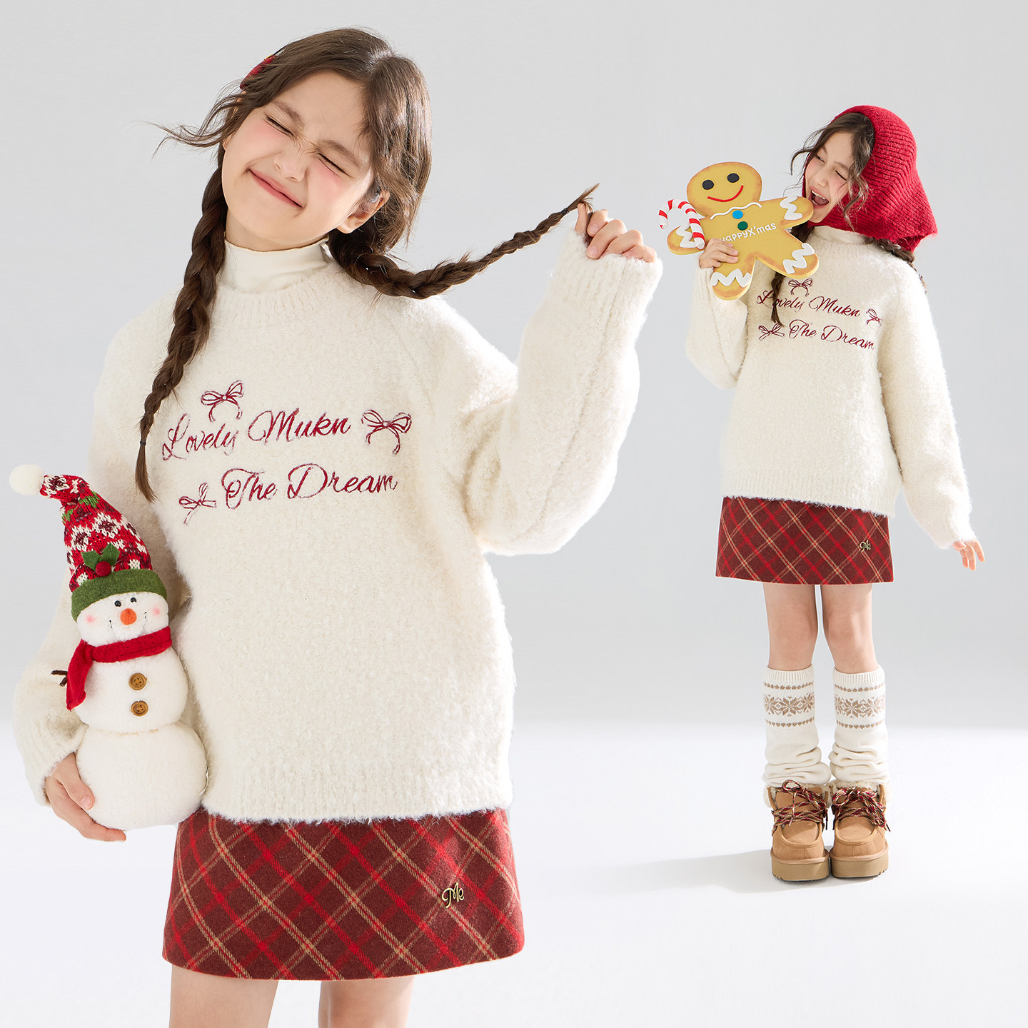 【宁儿粉丝专享】蝴蝶结绣花毛衣羊毛混纺抗起球女童冬季新款,童装/婴儿装/亲子装,毛衣/针织衫,淘宝优惠券,粉丝福利购,淘宝优惠卷