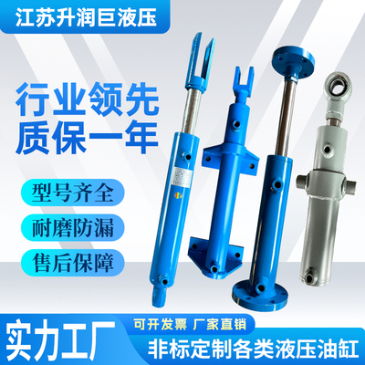 非标定制各类电动单双向液压油缸
