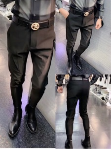 新款韩版快手热门显瘦修身西裤