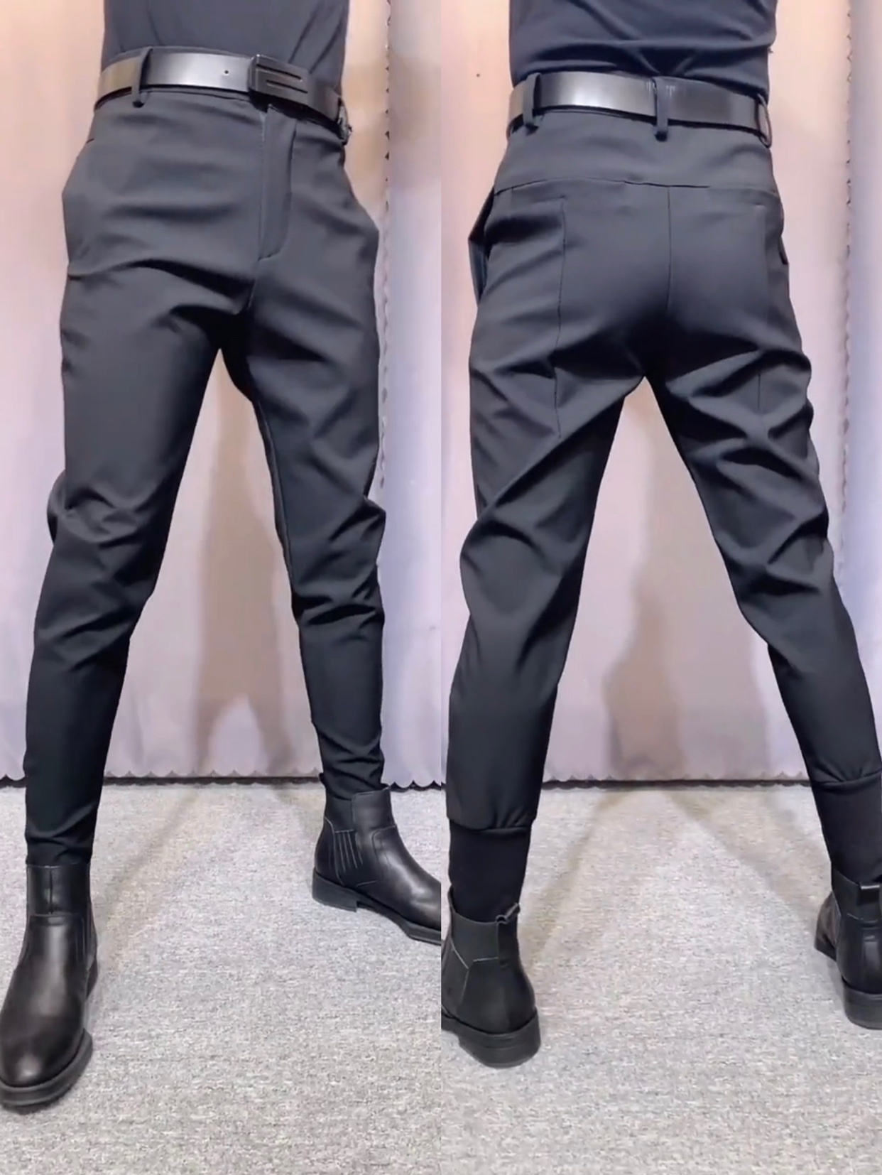 潮流休闲裤潮流社会网红发型师