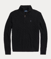 RALPH LAUREN men's semi-zipper sweater, wool and cashmere, the same style as Chen Weiteng, direct mail from the United States thumbnail 4