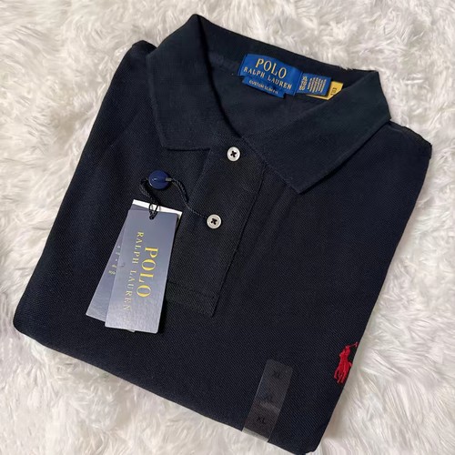 Ralph Lauren 拉夫劳伦男士休闲纯棉翻领短袖polo衫网眼T恤珠地棉