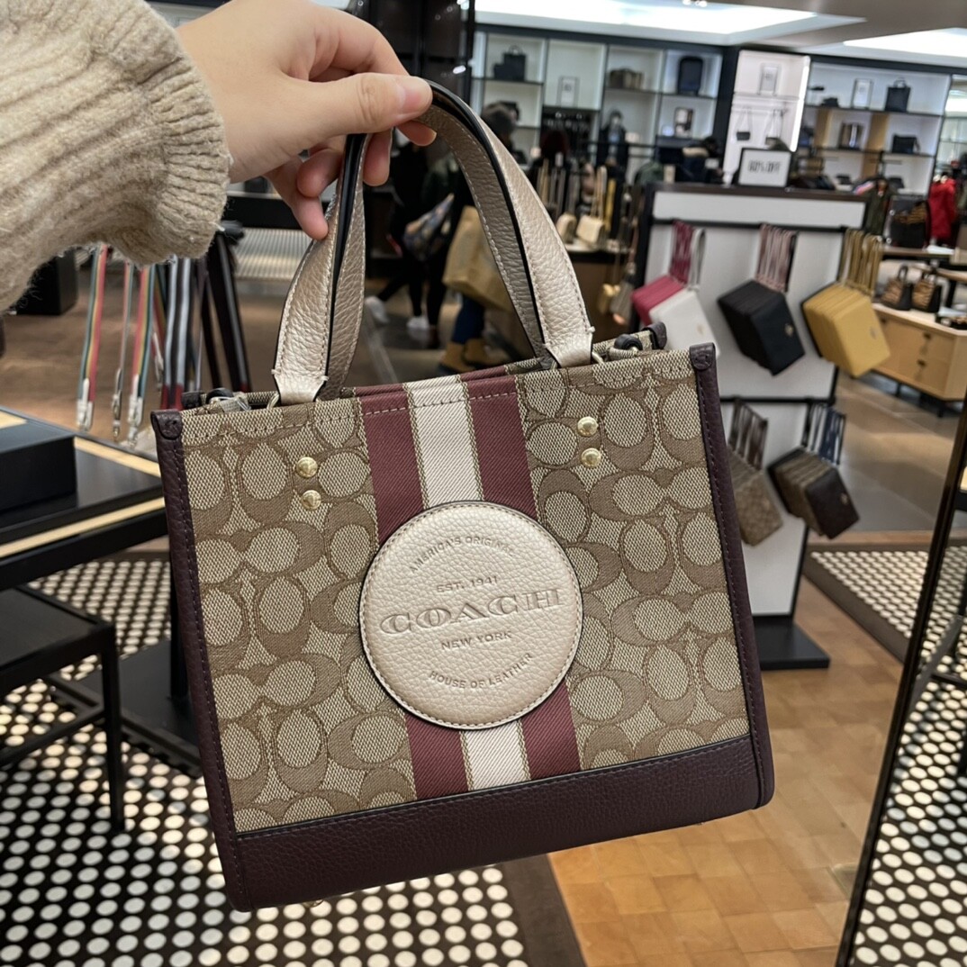 COACH/蔻驰DEMPSEY新款女包托特包手提包斜挎单肩包女士包袋