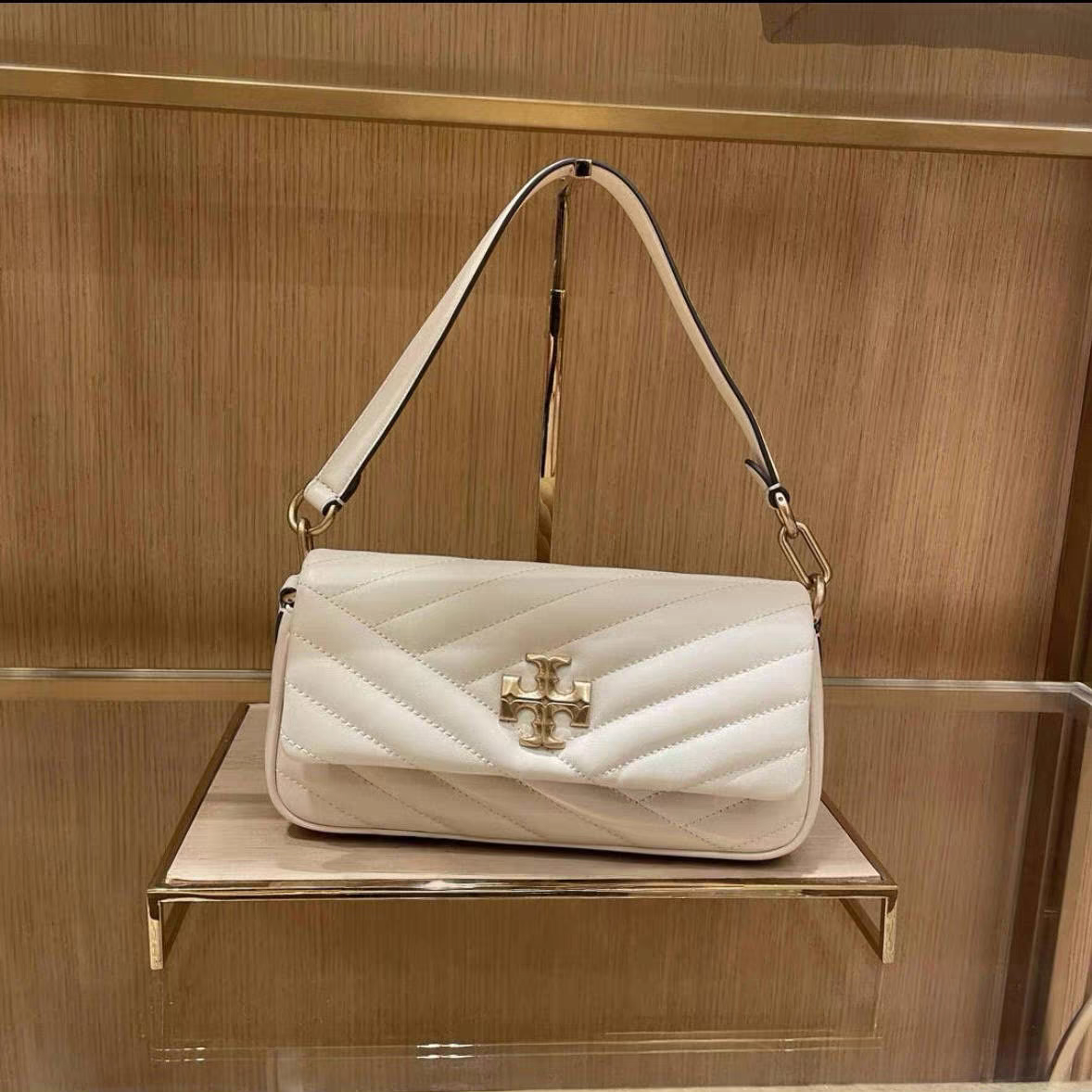 Tory burch/TB汤丽柏琦法棍包单肩斜挎包手提包女士包袋美国直邮