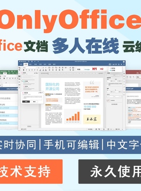 onlyoffice在线编辑Word Excel PowerPoint 文档在线协同创作办公