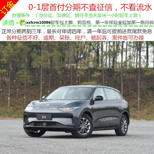 零跑C11/新车二手车/越野车整车/0首付汽车分期/以租代购天猫汽车