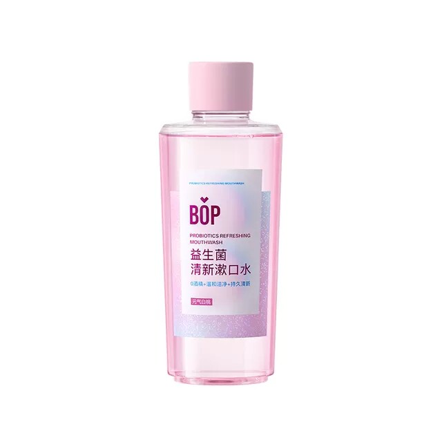 BOP波普专研益生菌清新漱口水500ml（额外赠20g波普多效牙膏1支）
