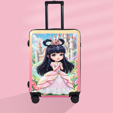 洛拉儿童行李箱叶罗丽王默公主儿童拉杆箱女万向轮哪吒系列儿童拉