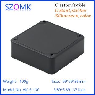 ABS仪表仪器接线塑料外壳电源控制器盒子加工定制开孔 S129-S130