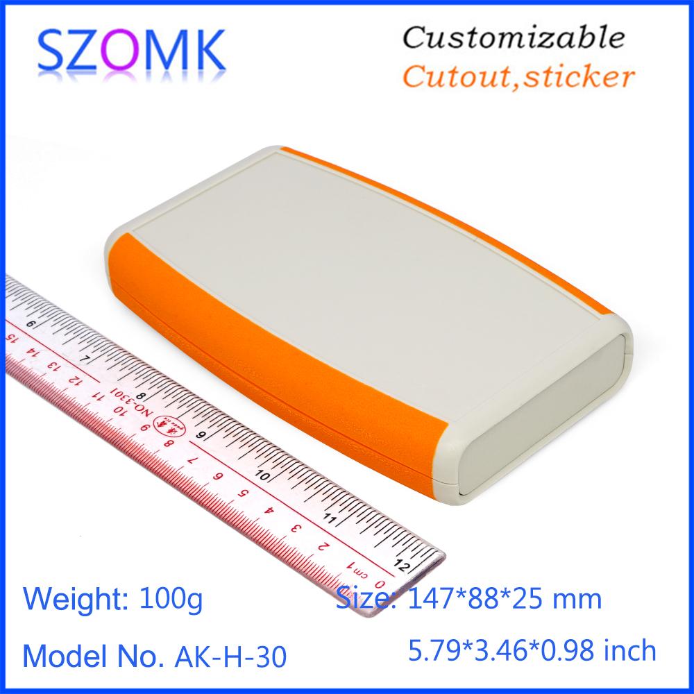 SZOMK147*88*25 AK-H-30手握便携式ABS遥控器探测仪壳体塑料外壳