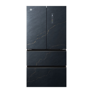格力晶弘466L超冻保鲜1级变频风冷无霜法式多门超薄嵌入家用冰箱