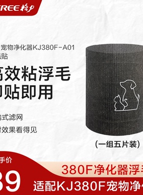 格力空气净化器KJ380F-A01浮毛贴滤网