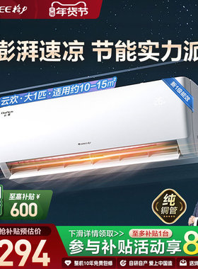 【Gree/格力官方】新一级能效大1匹家用变频冷暖空调挂机云欢