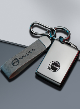 适用于沃尔沃Xc60钥匙盖S90改装S60扣Xc90轿车S60L男女装饰高端外