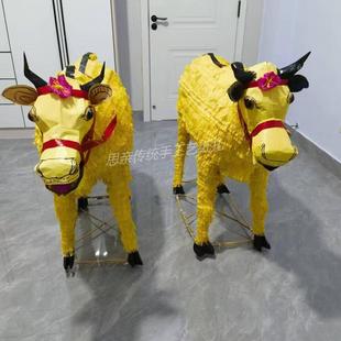 殡葬用品，清明，传统手工艺纸扎，纸马，纸牛，纸鹤等