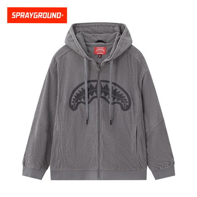 SprayGround鲨鱼嘴灯芯绒夹克