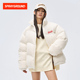 SprayGround鲨鱼嘴印花羽绒服24冬季 90白鸭绒立领保暖男女外套潮