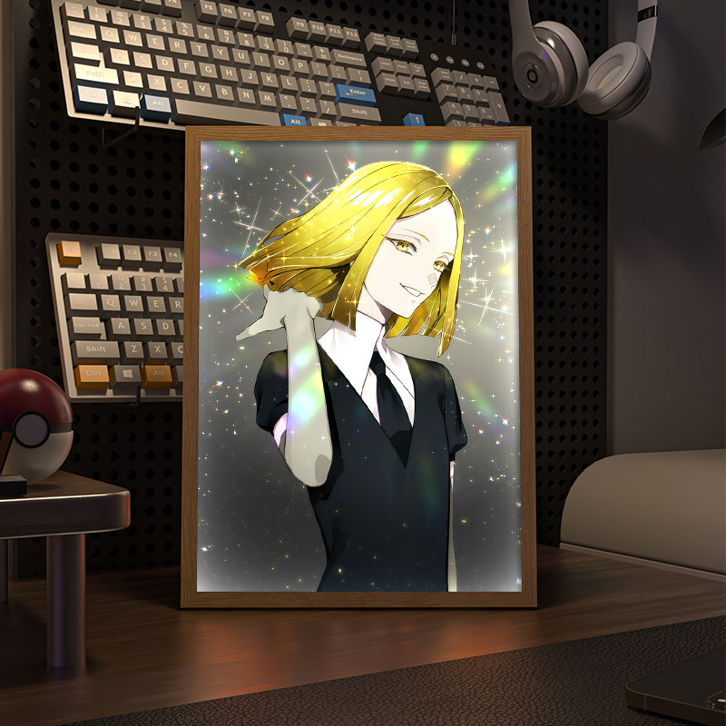 宝石之国黄钻周边灯光画电竞房间卧室床头卫生间厕所洗手间小夜灯