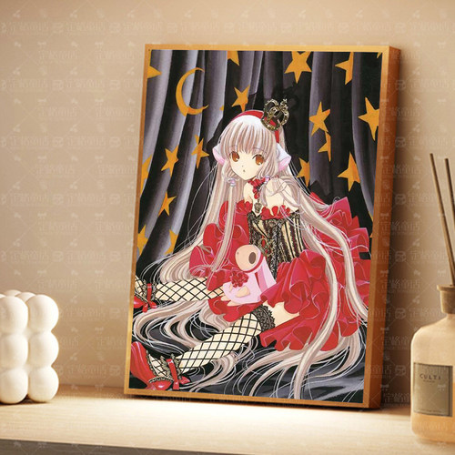 人形电脑天使心周边灯光画小叽手办摆件礼物镜子吧唧小夜灯装饰画