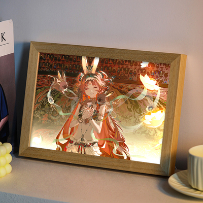 物华弥新三兔藻井周边灯光画电竞房间卧室手办谷子生日礼物小夜灯