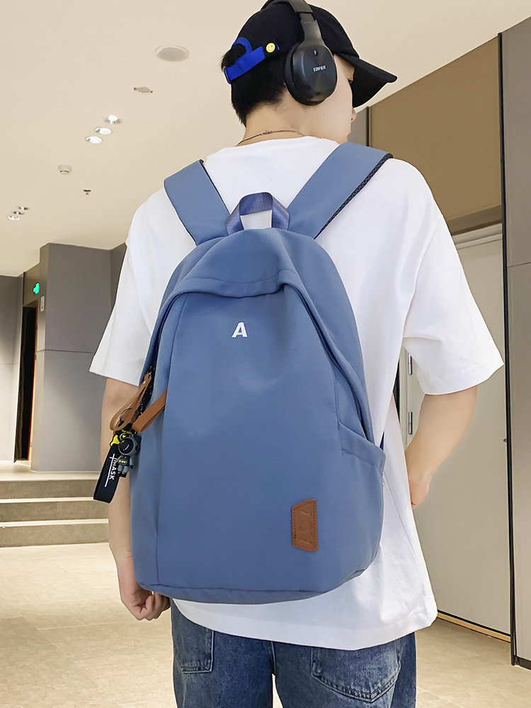 BACKPACK FOR MEN LARGE CAPACITY JUNIOR HIGH SCHOOL AND HIGH SCHOOL STUDENT SCHOOL BAG JAPANESE CASUAL VERSATILE NEW TRAVEL BACKPACK WOMEN
