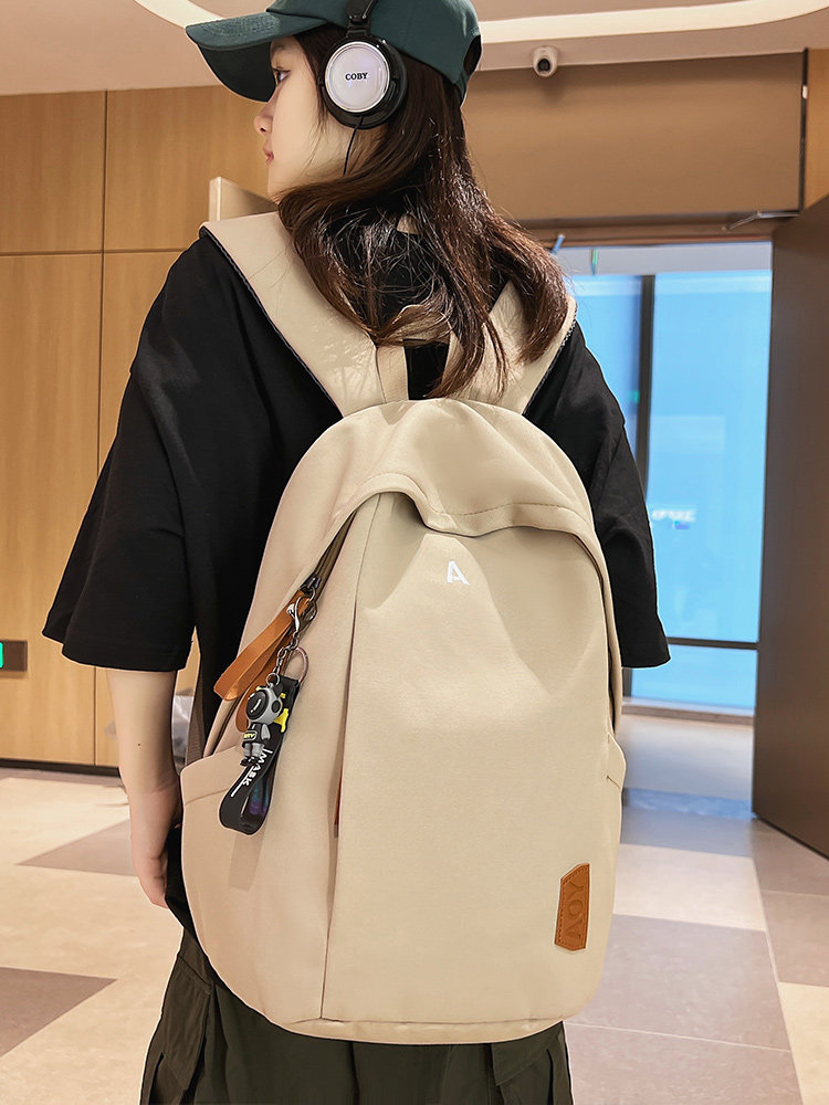 BACKPACK FOR MEN LARGE CAPACITY JUNIOR HIGH SCHOOL AND HIGH SCHOOL STUDENT SCHOOL BAG JAPANESE CASUAL VERSATILE NEW TRAVEL BACKPACK WOMEN