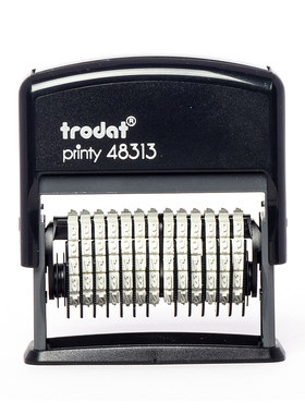 卓达印章/printy 48313/Trodat/回墨印 可调日期外壳材料
