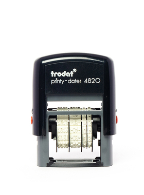 卓达印章/printy 4820 /Trodat/回墨印 可调日期红色外壳材料批发