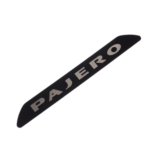 适用三菱pajero帕杰罗v87v93v97改装内饰不锈钢后备箱内门装饰条